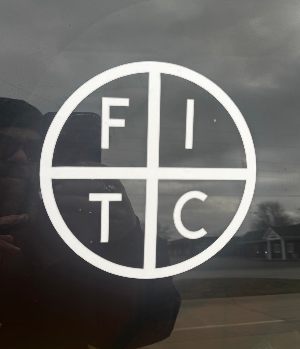 6”x6” weatherproof vinyl forged in the crossroads decal