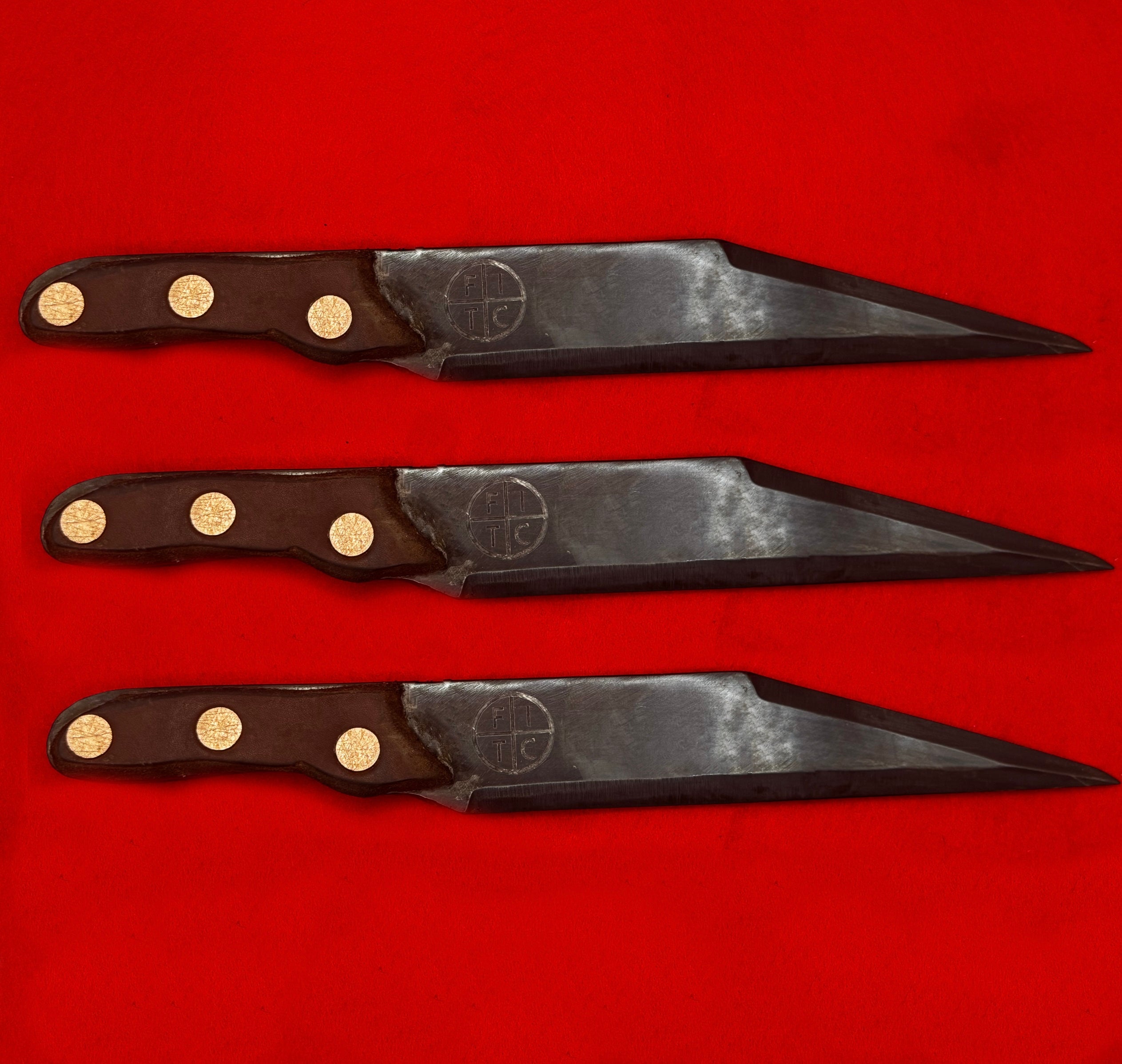 The Oracle, set of 3 throwing knives