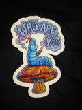 Who are you weatherproof sticker