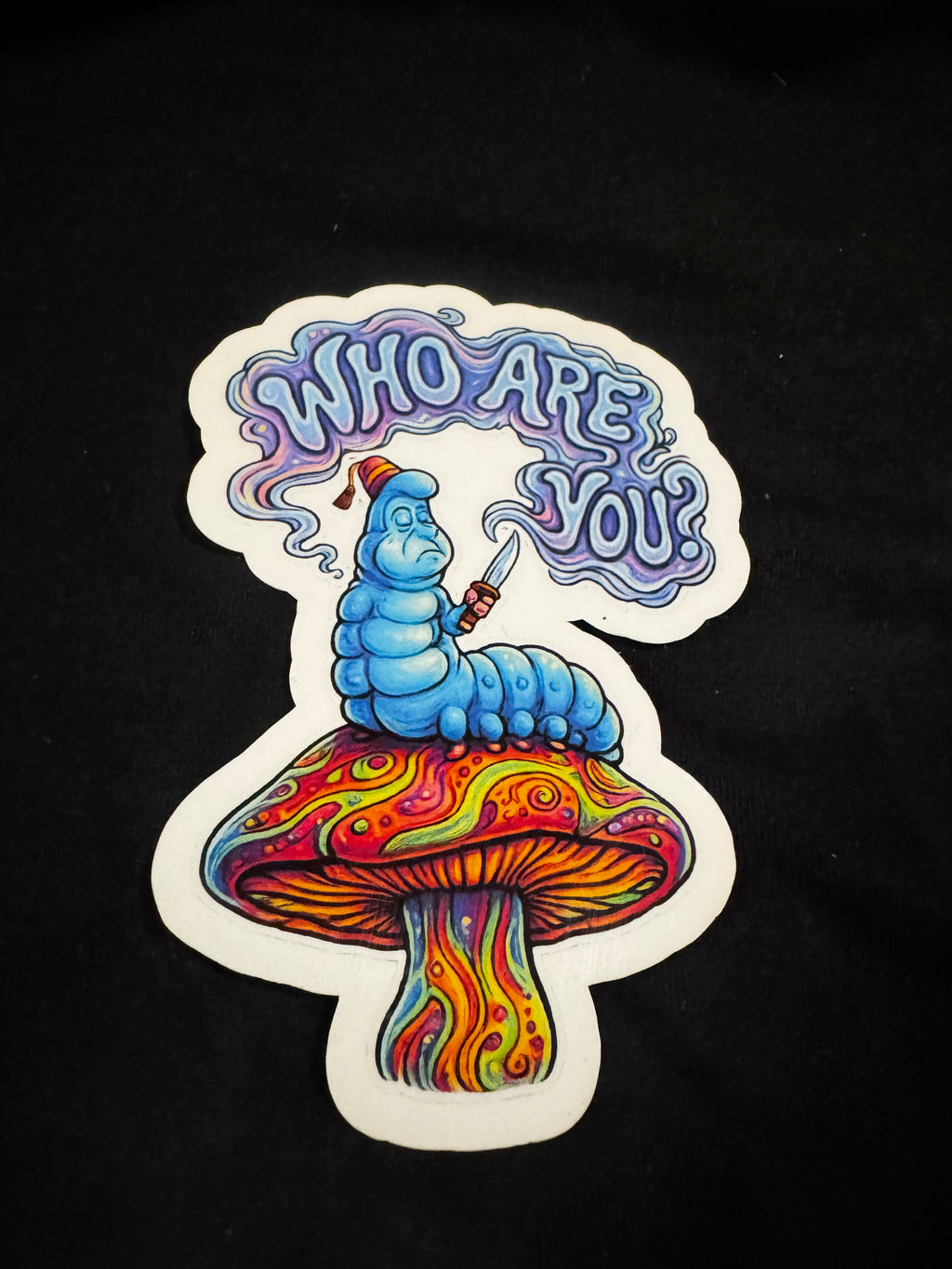Who are you weatherproof sticker